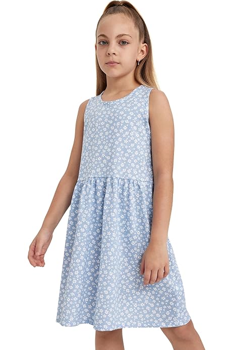 T-Shirt DeFacto Per Bambine E Ragazze - Cotone Morbido Con Elastan | Design Trendy E Sportivo - Foto 8