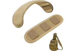 Klaimbmo 2 Piezas Almohadillas de Repuesto CKE para Hombro, Almohadilla Acolchada para Correa de Hombro, Correa de Hombro Acolchada Mochila de Espuma, Aire Almohadilla Antideslizante para Bolsa
