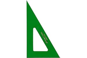 Faber-Castell 666 - Cartabón de Plástico de 16 cm, color verde