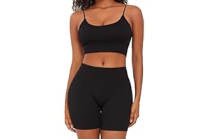 BeReady Workout Set Damen Yoga BH Rückenfrei Sport Set Damen V Waist Gym Leggings Frauen Traingsanzug Jogginganzug Sport Outfit Fitness Set