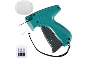 BS ONE Tagging Gun for Clothing, Standard Retail Price Tag Attacher Gun Kit for Clothes Labeler with 6 Needles & 1000pcs 2" Barbs Fasteners & Organizer Bag for Store Warehouse Consignment Garage Yard Sale
