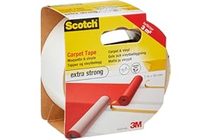 Scotchblue 4202750B Taśma Klejąca Dwustronna, Przezroczysty, 7 m x 50 mm