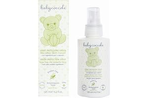 BABY COCCOLE Babycoccole SPRAY PROTEZIONE INSETTI E ZANZARE GREEN. Repellente AntiZanzare per Bambini con Olio di Timo e Ingredienti Puri e Naturali, Dermatologicamente Testato, Per Pelli Sensibili - 125 ml
