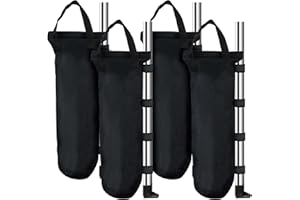 Feibmir Gazebo Sandbags Set of 4, Use this Sandbag for Weighing Umbrella Stands and Gazebos Outdoors.