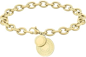 LIEBESKIND BERLIN Damen Schmuck mit Coin Anhängern – Ketten, Armbänder und Ohrringe Mit Liebeskind-Coin aus Edelstahl - In verschiedenen Farben – Moderner, vielseitiger Schmuck