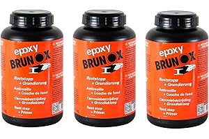 Brunox 3X Epoxy Rostumwandler Rostschutz Roststopp Grundierung Grundierer 1 L