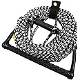 Obcursco 75ft Ski Rope, 5-Section Watersports Ropes with EVA Handle for Wakeboard, Water Ski and Kneeboard