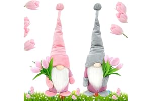 MaibaoteMbt Pasqua Gnomo Peluche, 2 pezzi Gnomo Primaverile, Decorazioni a Forma di Gnomo Pasquale, Gnomi Senza Volto Decorazioni, Svedese Scandinavi Gnomo Peluche, per Feste di Pasqua (M3)