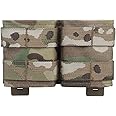 Tactical 5.56mm Mag Pouch Single Double Magazine Holder Modular Open Top Mag Carrier MOLLE Pouch Laser Cut Airsoft Hunting