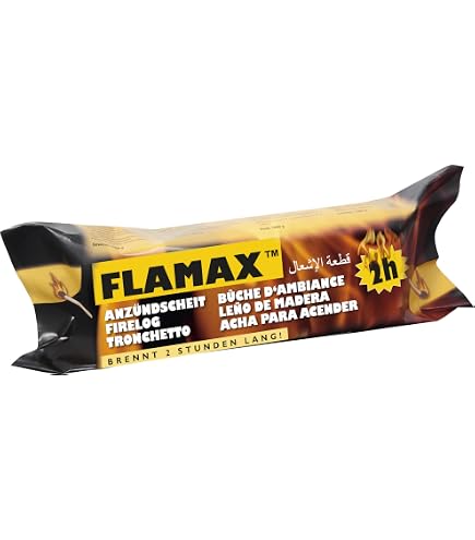Allume-feu écologique Kamino Flam - Lot De 10 Barres Pour Cheminée, Poêle, Bois, Combustion 2-3 Heures - 2