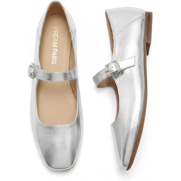 Scarpe Basse Donna Frye Carson Multi Mary Jane – Pelle Metallizzata Rughe – Slip-on Eleganti Per Il Comfort Quotidiano