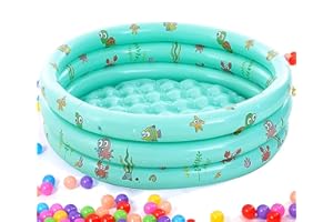 SHENGRUILI Piscina Gonfiabile per Bambini, 100 x 35 cm, Piscina Estiva per Baby e Neonati