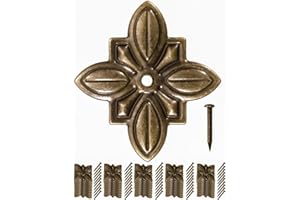 FUXXER 50 unghie decorative in ottone vintage, 30 x 27 mm, bronzo