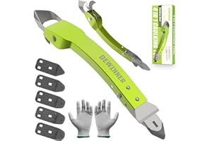 DEWINNER Kit D'Outils De Calfeutrage En acier inoxydable 4 En 1, Outils de l'enlève joint,Ensemble De Grattoirs À Applicateur en silicone,Buse de calfeutrage,Grattoir D'Angle De Colle Pour La Maison