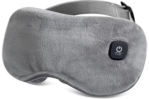 USB-uppvärmd ögonmask, 1000mAh, värmemask för ögonen med 3 temperaturkontroller, för lindring av torra ögon, ögonlocksinflamm