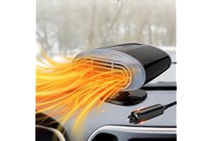 Chuankefanxing Car Heater, 150W Portable Car Heaters for Vehicle, 12V Car Heater That Plugs Into Cigarette Lighter, 2 in 1 Heating & Cooling Fast Windshield Defrost Defogger