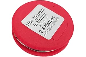 DecoPorex – Bobina hilo de resistencia de Nicrom 0,40mm – 2,5 metros