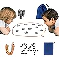 Amazon Brand - Jam & Honey Magnet Game | Interactive Roleplay Game | Table Top Magnetic Board Game | 24 Magnet Pieces