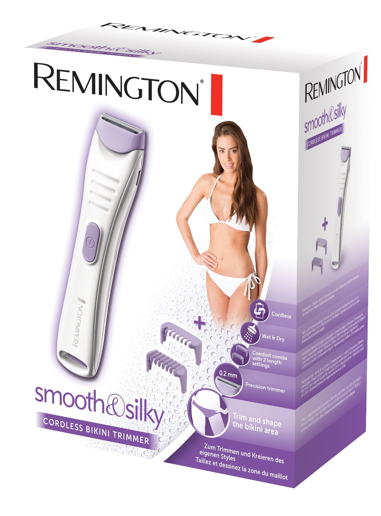Remington Smooth & Silky, BKT4000 Bikini Trimmer Precision Trimmer For