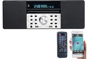 VR-Radio Radio mit CD: Digitalradio mit DAB+, FM, Bluetooth, CD, Audio-Player, USB-Port, 60 W (DAB Radio mit USB Wiedergabe, Radio mit und USB, Bluetooth, Lautsprecher iPad)