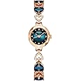 ORSGA Stainless Steel Watches For Women Saffire Bracelet Watch For Women - Blie Dial Latest Unique Women&Girls Watch Rose Gold Wrist Analog Ladies Watch