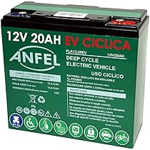 Kit 4 Batterie Piombo Cicliche 12V 12Ah - Per Bici Elettriche 48V, Ricaricabili - Foto 8