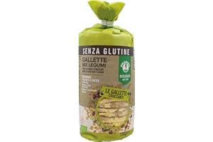 Probios Gallette Mix Legumi Bio – Snack croccante senza glutine – Realizzate con legumi biologici ricchi di fibre – Confezione da 12 da 120 g