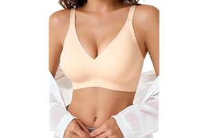 Curlady Women's Bras Wireless Jelly Bra for Women UK Seamless Non Wired Soft Support Padded T Shirt Ladies Everyday Bralettes