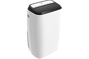 GUTFELS mobile Klimaanlage, 3-in-1 Gerät, 9000 BTU mit 2,5 kW Kühlleistung, 340m³/h, geeignet für 30m², Entfeuchtet 24 Liter/Tag, 1050 Watt, CM 80950 we