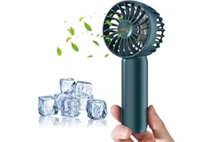 VEMONT Handventilator Mini Ventilator Persönlicher Tragbarer Hand Ventilatoren USB wiederaufladbarer Ventilator 3 Geschwindigkeiten,Batteriebetrieben,perfekt für Reisen im Freien
