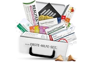 Geburtstagsgeschenk - Aller Erste Hilfe Set Geschenk-Box, witziger Lebensmittelgeschenkkorb| Das Original | Scherzartikel zum Geburtstag 2.0