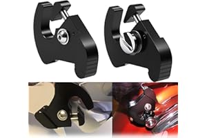 TCMI Kit de Clips de Fixation rotatifs Amovibles pour Moto Compatible avec Harley Davidson Touring Softail Dyna Sportster Road King Glide Electra Street Glide 1200 883 1986-2023