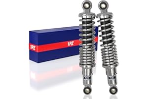 1PZ FH2-28M 2pcs 280mm Amortisseurs arrières de suspension de précharge 5 niveaux réglables 12V remplacement pour Honda Monkey Z50 Z50JZ DAX JC70 Gorilla ATV Quad Dirt moto dirt pit bike Go karts