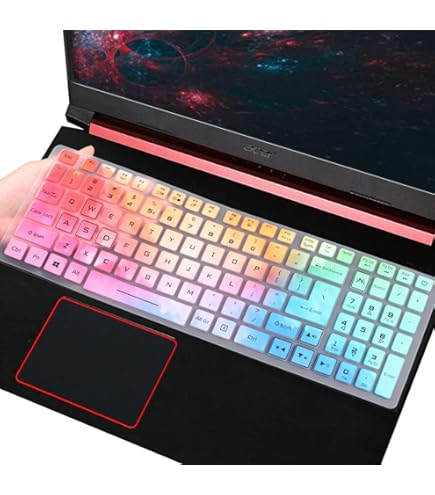 Protection Clavier En Silicone Pour Acer Nitro 5/16/17 Et Predator Helios - Ultra-Fine 0,3 Mm - Anti-Liquide Et Poussière