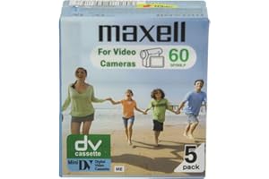 Maxell DV Tape 5 Pack 60 Mins