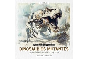 Aprende a Dibujar y Sombrear Dinosaurios Mutantes: Dibujo Científico Realista a Lápiz (Arte y Ciencia: Naturaleza Ilustrada)
