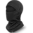HASAGEI Cagoule respirante pour l'hiver - Masque thermique de ski - Pour moto et vélo - Pour homme et femme, Noir , 48-60