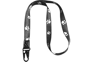 HEZEN Coole Lanyard für Schlüssel, Halsriemen Schlüsselbund für Frauen, Lanyard Logo für Männer, ID Lanyard (Pfote)