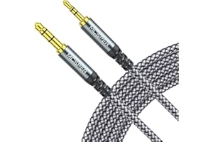 MCSPER 3.5mm to 2.5mm Aux Audio Cable (5FT),Replacement Audio Cord Compatible with SoundTrue Soundlink Bose 700 QuietComfort QC45 QC35II QC35 QC25 Noise Cancelling Headphones,NC700 On-Ear 2 OE2 OE2i (Grey)