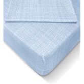 Alla Turca Ranforce 100x200 cm Elastic Sheet Set - Light Blue AT7591