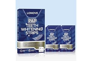 LONOVE BEAUTY PRODUCTS LONOVE Professional Teeth Whitening Strips 7 Treatments - Enamel Safe - 14 Non-Sensitive Whitening Strips - Dentist Formulated Teeth Whitening Kit - Tooth Whitening Strip