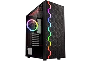 Kolink Inspire Series K8 ARGB Midi Tower Gaming Case - Black