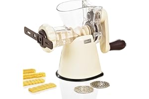 Lurch 10250 Hachoir avec Ustensile à Pâtisserie Aubergine