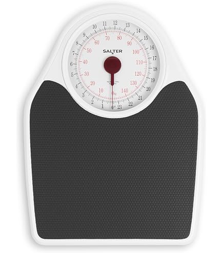 Bilancia Pesapersone Analogica ADE XL Fino A 160 Kg - Superficie Antiscivolo, Precisione 1 Kg, Design Classico