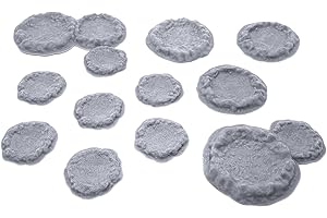 EnderToys Blast Craters, Terrain Scenery for Tabletop 28mm Miniatures Wargame, 3D Printed and Paintable