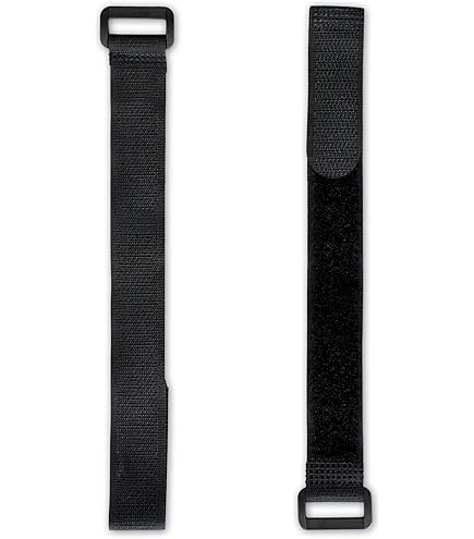 4 Fascette In Tessuto Ad Aggancio Rapido - 30cm, Nero, Antiscivolo, Per Bici E Sci - Foto 11