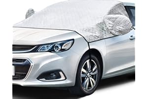 Big Hippo Pokrowiec na przednią szybę samochodu, pokrowiec ochronny na szybę przednią, uniwersalna osłona na mróz i śnieg, UV, słońce, kurz, deszcz-M-147 x 100 cm