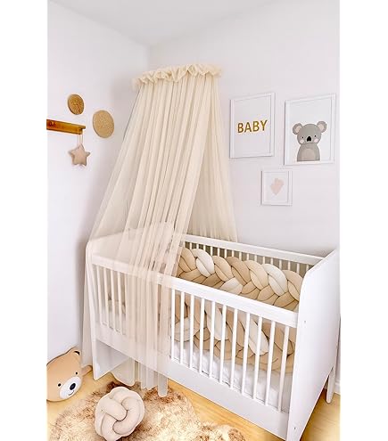 Baby Fancyroom Gordijn voor kinderbed, muggennet, decoratie voor slaapkamer, van hoogwaardig tule, oudroze Baby Fancyroom Gordijn voor kinderbed, muggennet, decoratie voor slaapkamer, van hoogwaardig tule, oudroze