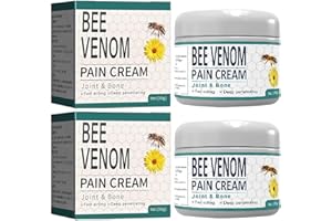 MAFHVV 2PCS Bee Venom Joint R elief Cream, New Zealand Bee Venom Cream, Joint and Bone Gel, Bee Venom Cream Provides for Back,Neck,Hands,Feet Joints Etc.