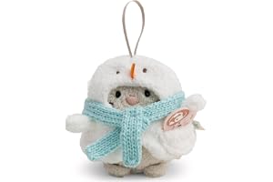 NICI Set Gosedjur Katt Angy 8 cm med Kopp & Snögubbedräkt i presentbox 8,5 × 6,5 × 10 cm - mymochi Lifestyle mjukisdjur i kaw